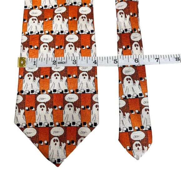 Halloween Novelty Silk Necktie - Picture 10 of 12